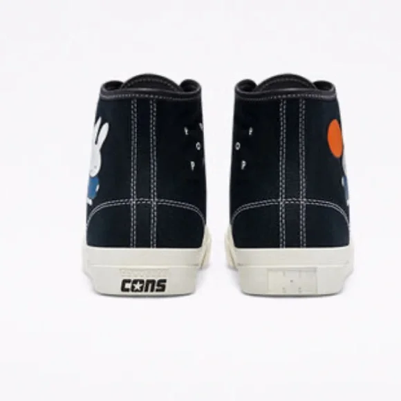 Rare miffy converse x pop trading street wear jp pro jack Purcell 8.5 10 - Picture 4 of 7